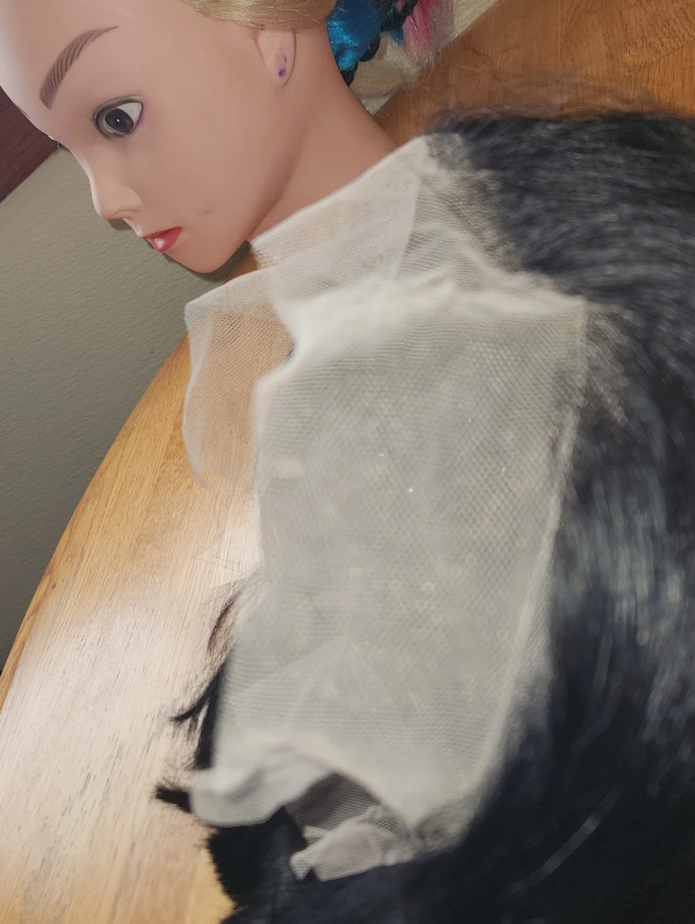 Black 8 Inche Wig